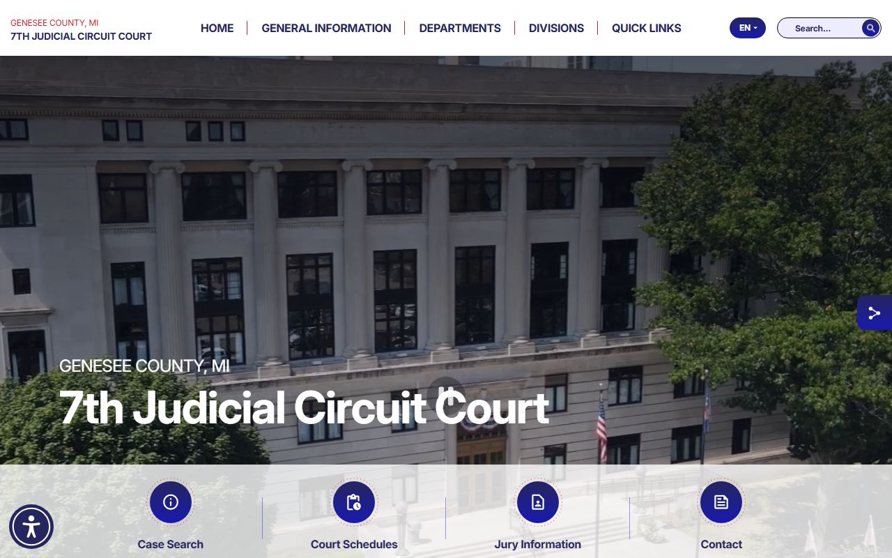 Genesee County 7th Circuit Court home page