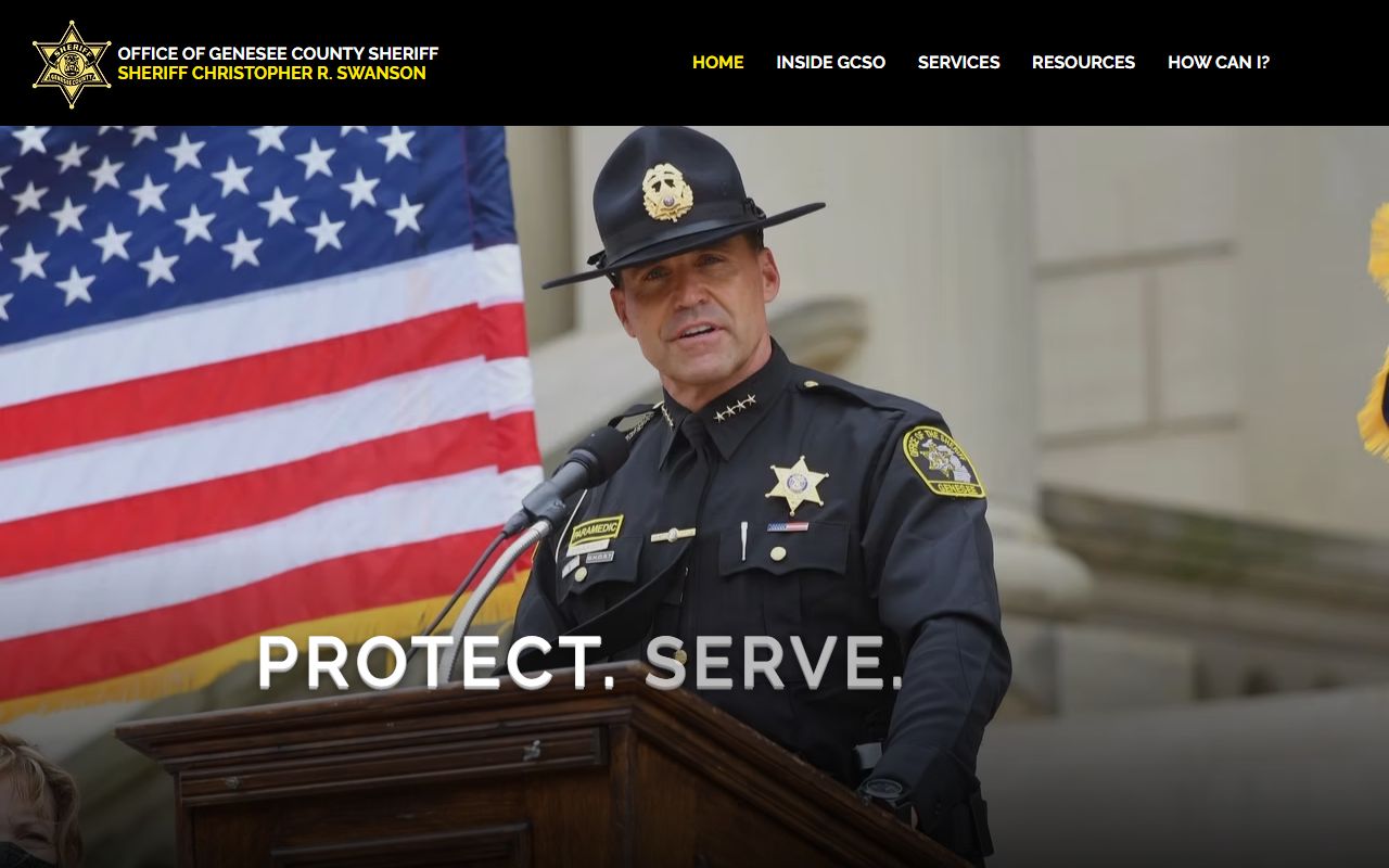Genesee County inmate records sheriff's office home page